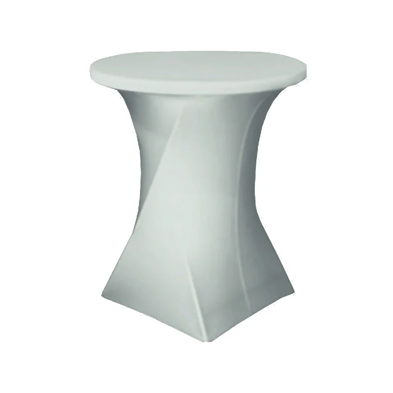Housse Table Ronde Nimes Blanc - Ø 800 cm x 1100 mm Nouveauté
