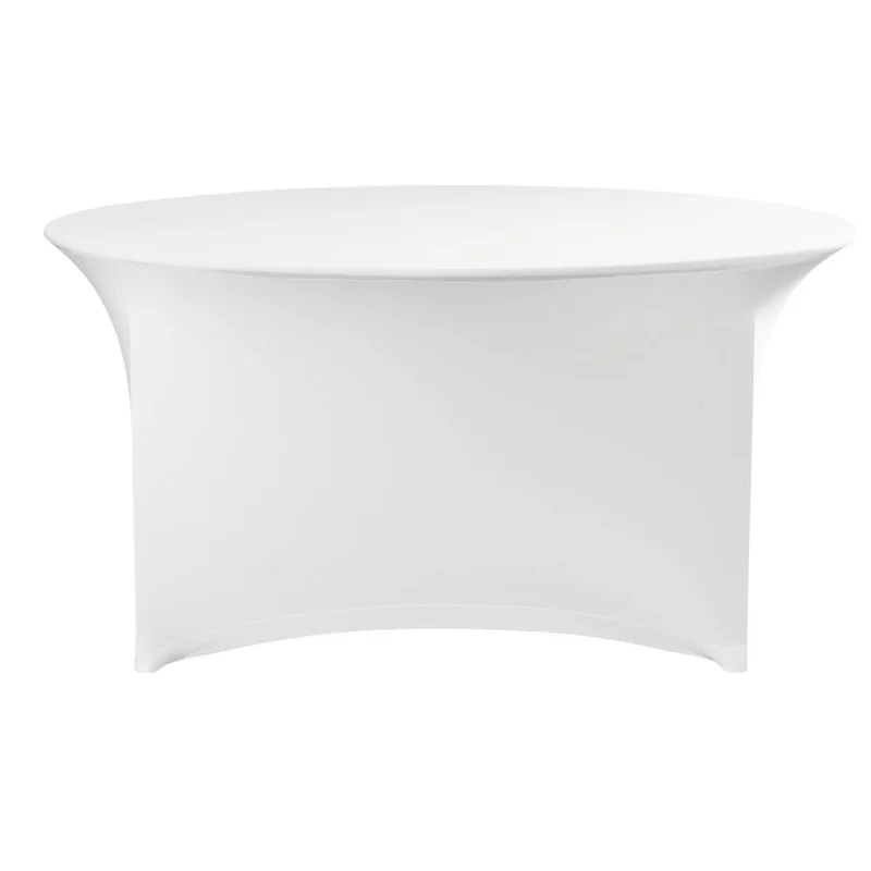 Livraison Express Housse pour Table Ronde - Blanc - ø 1500 mm