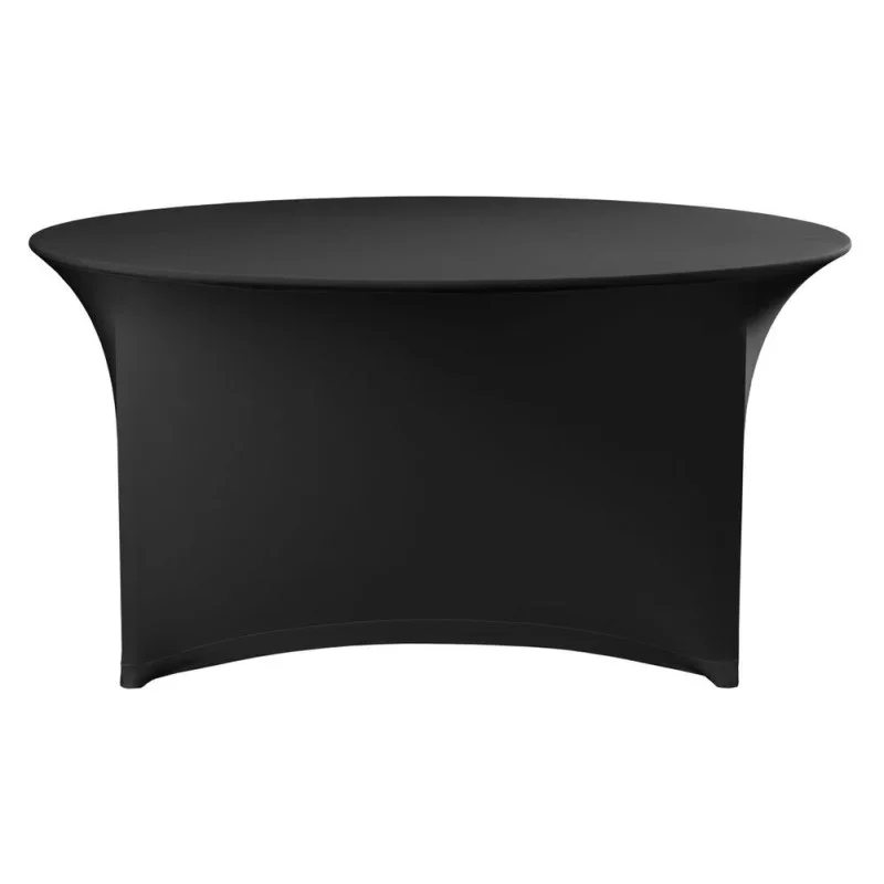 Acheter En Ligne Housse pour Table Ronde - Noir - ø 1500 mm