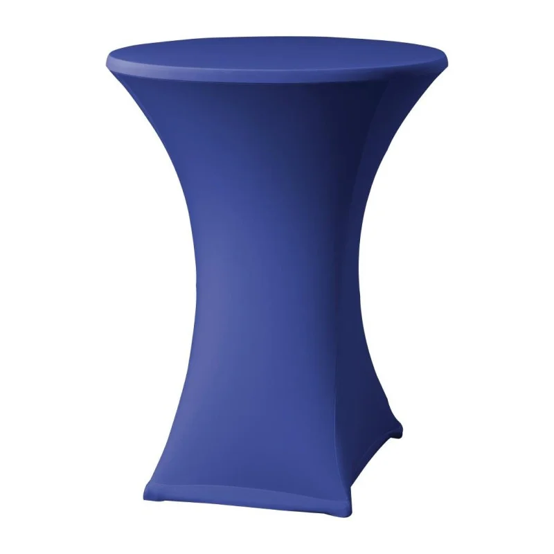 Housse de Table Extensible Samba Bleue pour Table avec Pieds Croisés Promotion Saisonnière