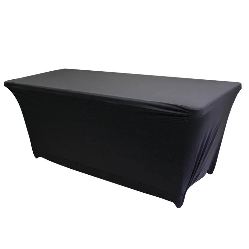 Housse Table Rectangle Nimes Noir - 1830 x 760 mm Commande En Gros