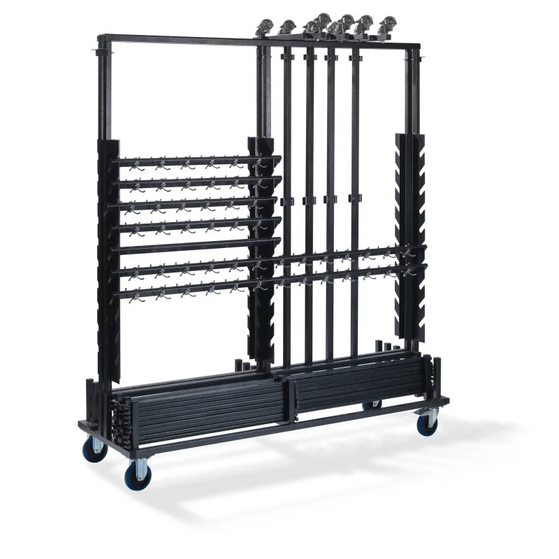 Chariot de Transport Professionnel pour Chaises et Tabouret Empilables Retour Gratuit