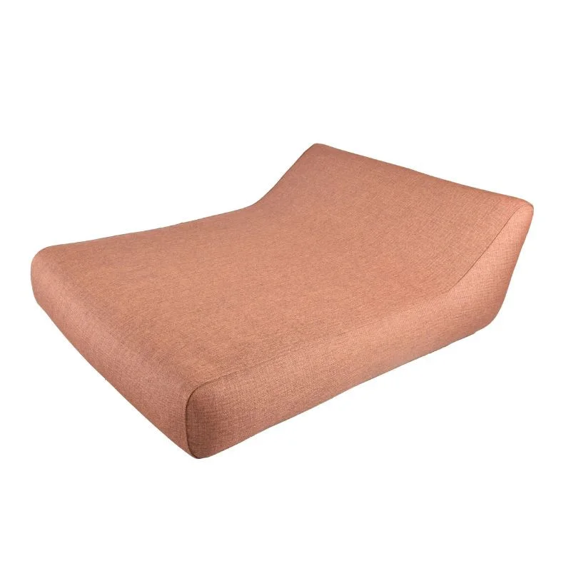 Meilleur Choix Chaise Longue Gonflable Double avec Dossier Haut Vivero - Terracotta
