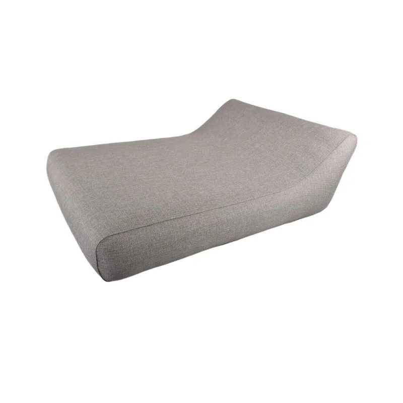 Chaise Longue Gonflable Double avec Dossier Haut Vivero - Anthracite Expédition Rapide
