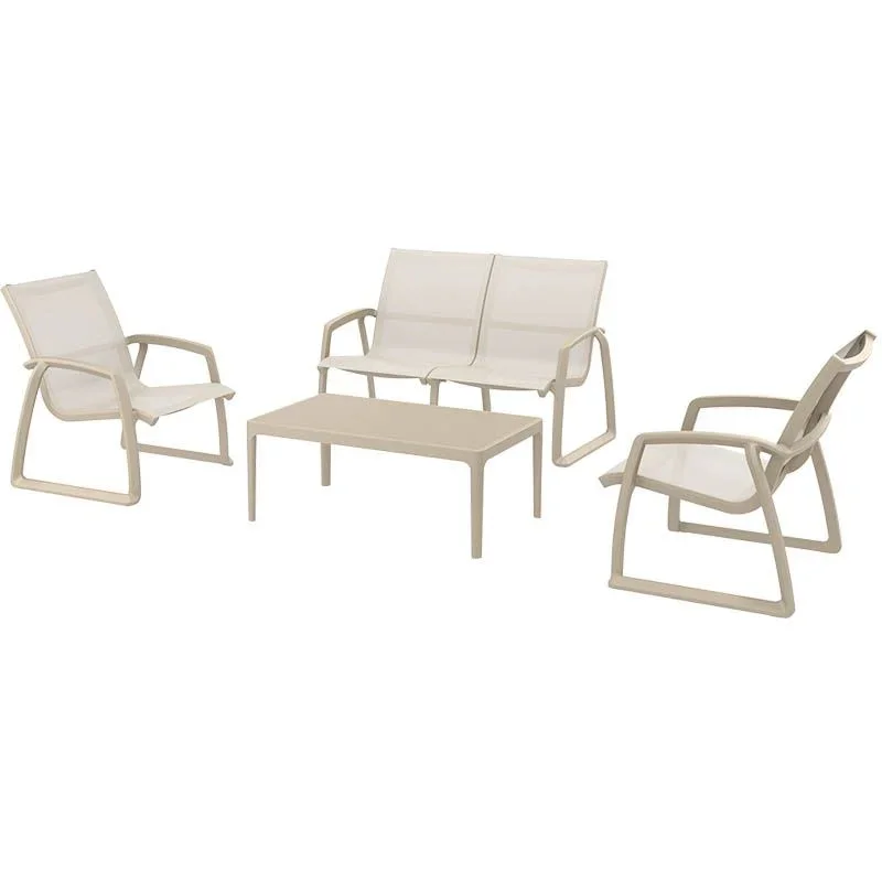 Salon de Jardin Pacific - Taupe Livraison Express
