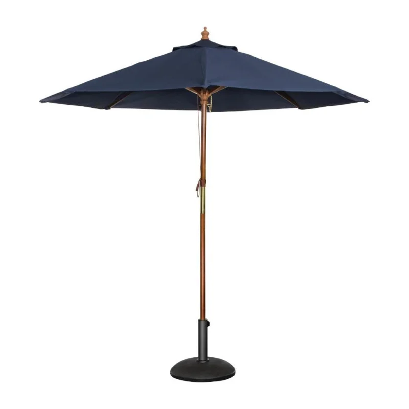 Parasol Rond Bleu Marine - L 2500mm Meilleur Choix