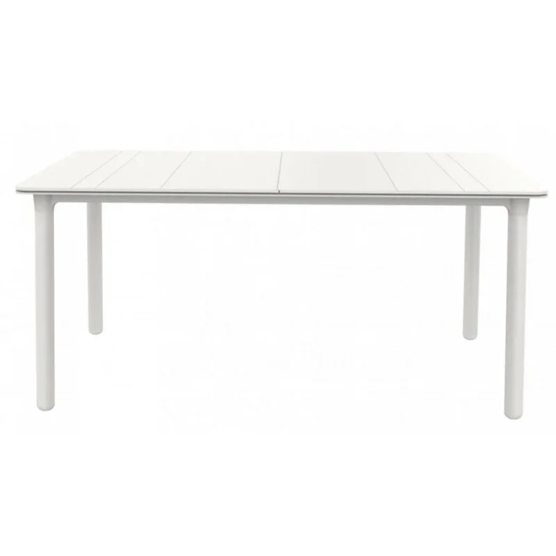 Table Noa Blanche à Pieds Blancs - 160 x 90 cm Nouveauté
