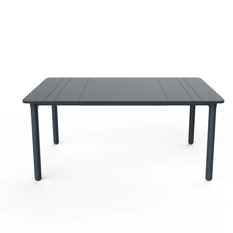 Table Noa Gris Foncé à Pieds Gris Foncé - 160 x 90 cm Offre Limitée