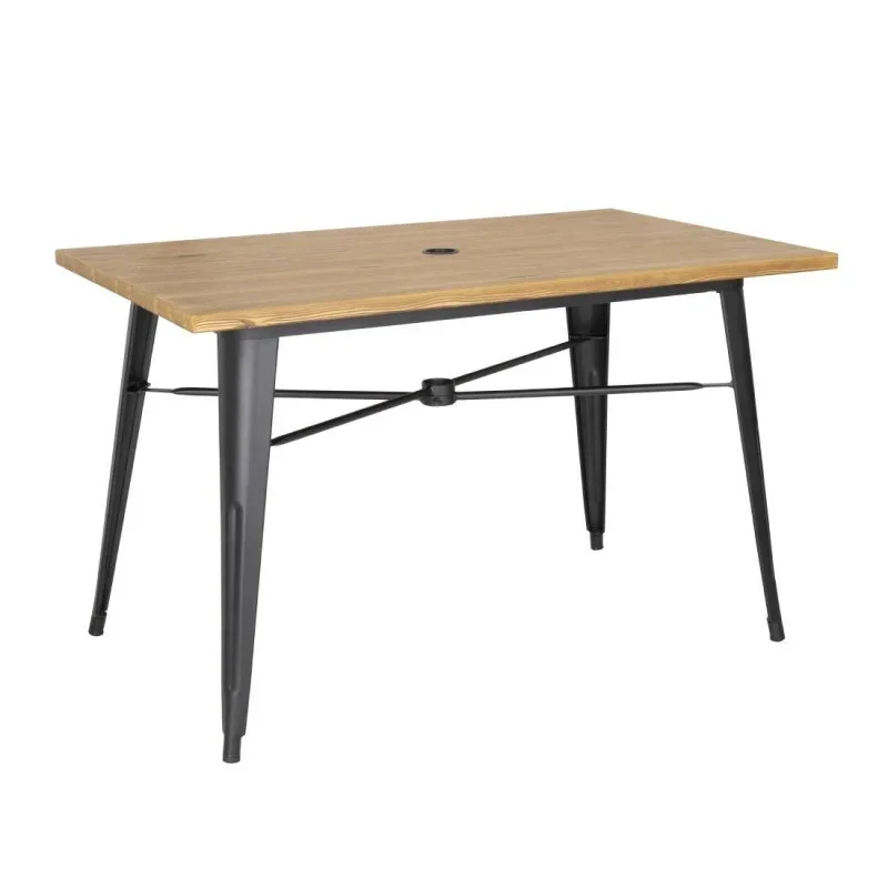 Table D'extérieur Bois Clair Affaire À Saisir
