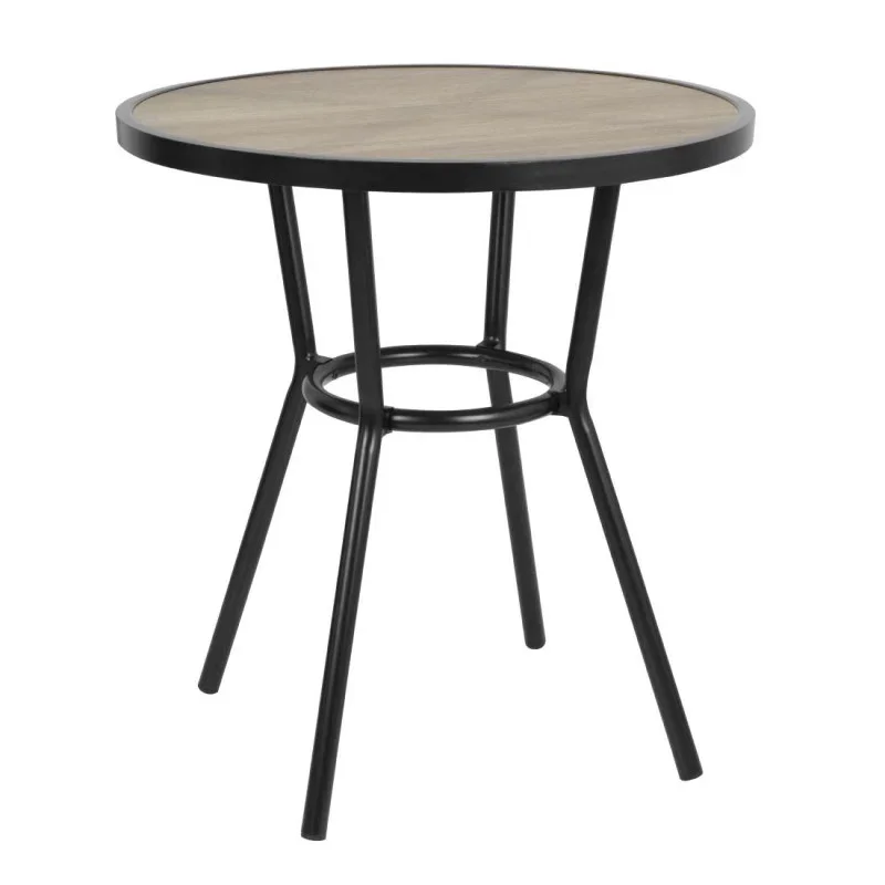 Table Ronde d'Extérieur Marston Noire - ⌀ 70 mm Pas Cher