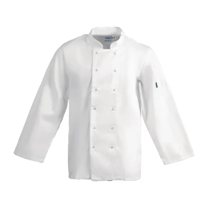 Affaire À Saisir Veste de Cuisine Mixte Blanche à Manches Longues Vegas - Taille S