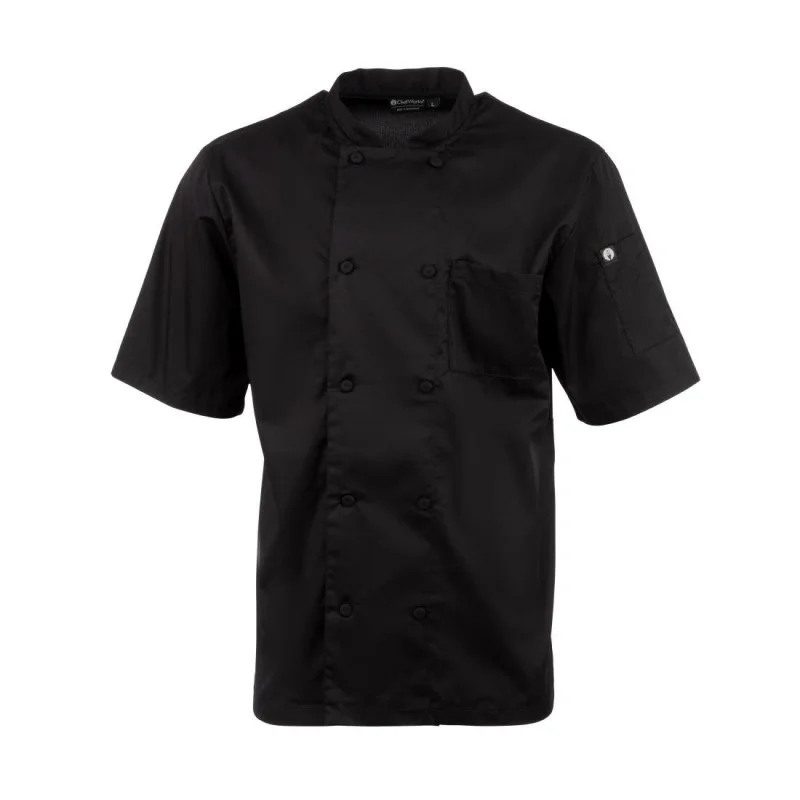 Achetez Aujourd’hui Veste de Cuisine Mixte Noire Montreal - Taille XS