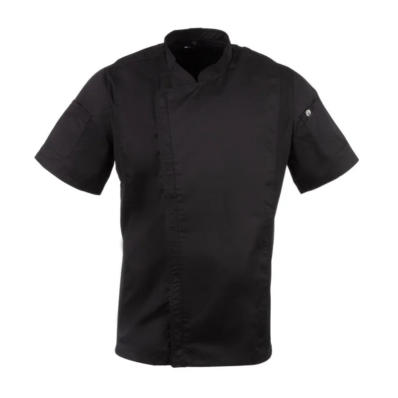 Bon Marché Veste de Cuisine Mixte Noire Urban Springfield - Taille S