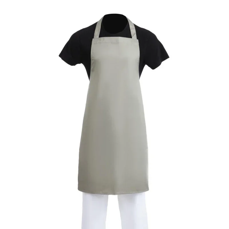 Tablier Bavette Olive en Polycoton - 711 x 965 mm Réduction