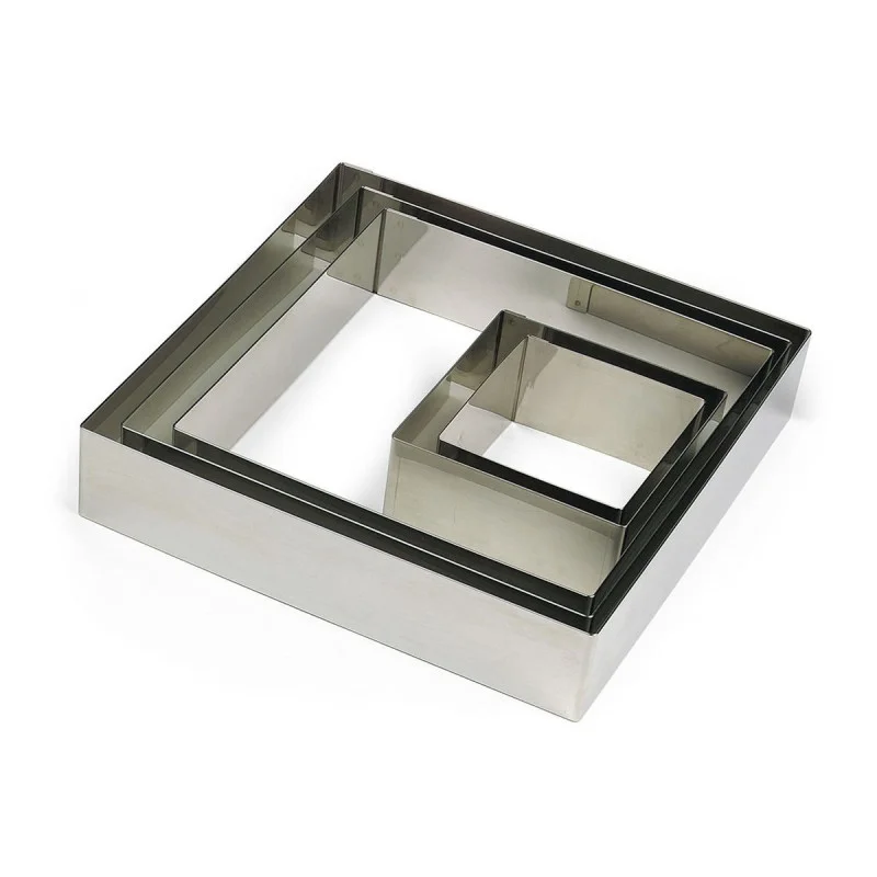 Acheter Direct Carré en Inox - 120 x 120 mm