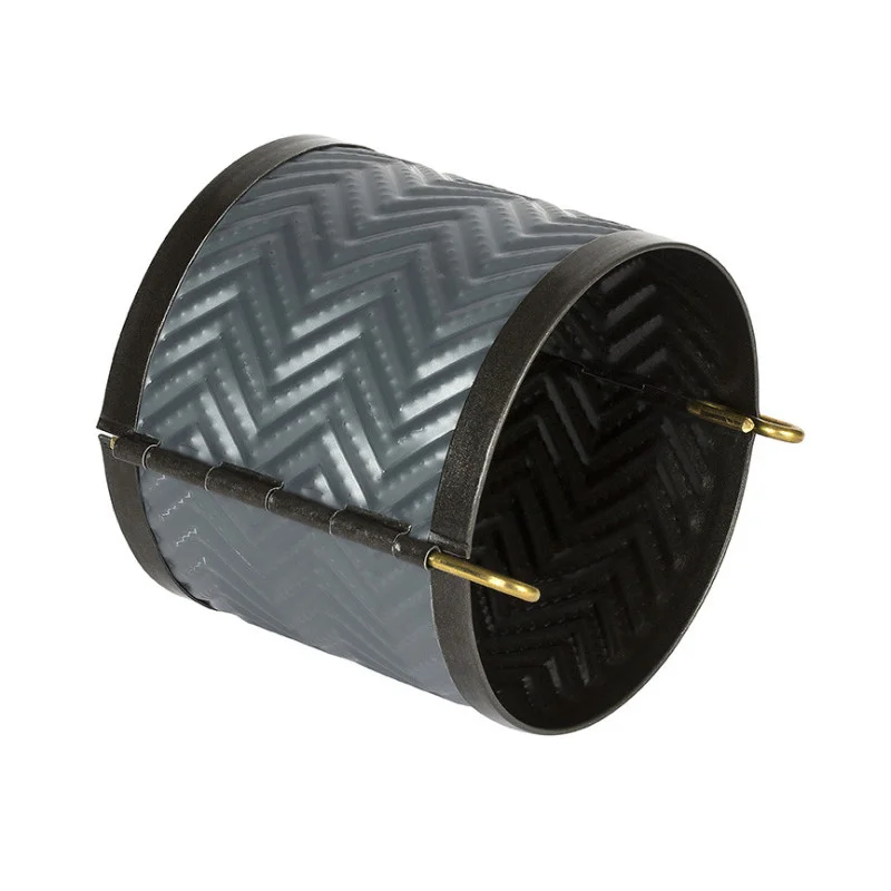 Achat Immédiat Moule à Pâté en Croûte Rond à Chevrons - ⌀ 120 mm