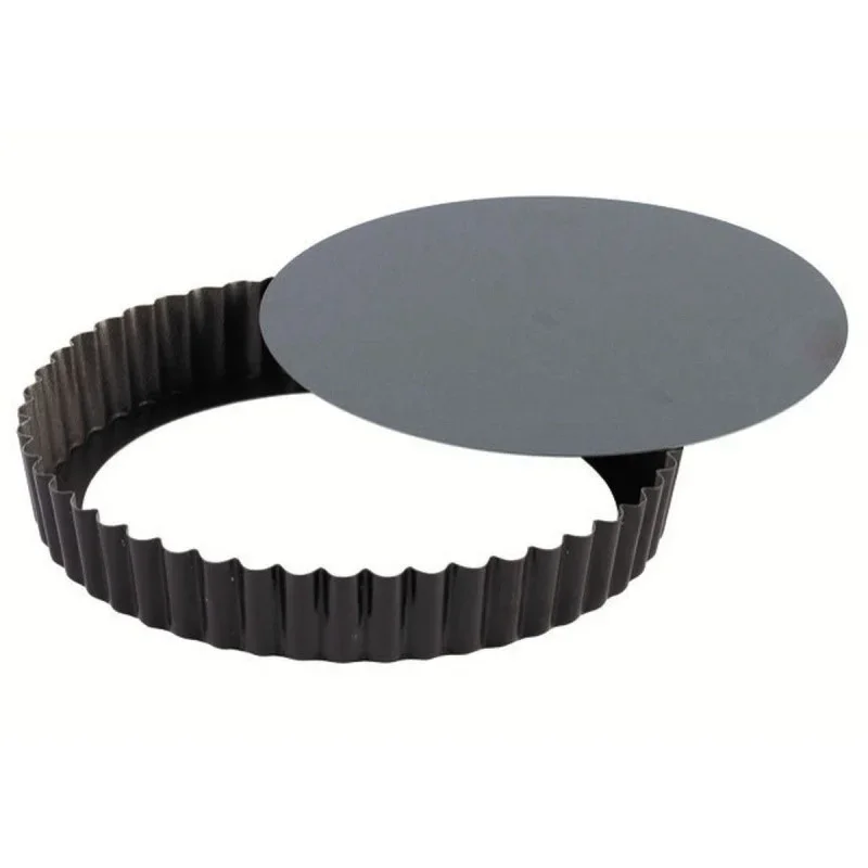 Vente Flash Tourtière Ronde Cannelée Antiadhérente à Fond Mobile - ⌀ 320 mm