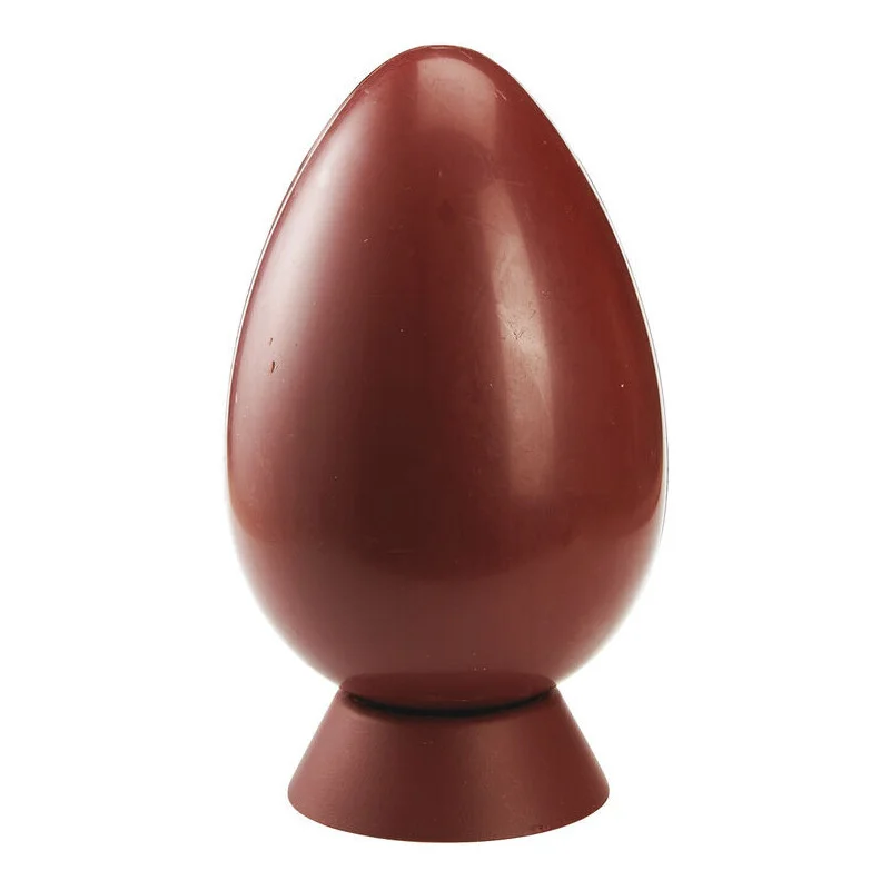 Acheter Direct Plaque Demi-Coquille Lisse en Chocolat - 4 Empreintes - 165 x 115 mm