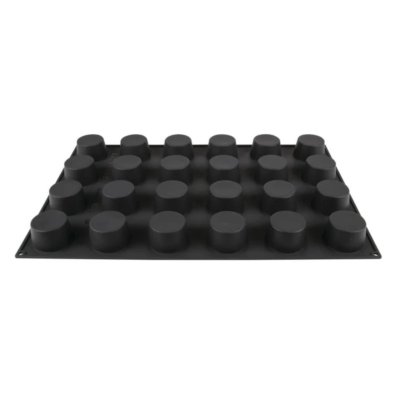 Achat Immédiat Moule à Pâtisserie Anti-adhésif en Silicone - 24 Muffins - Ø 75 mm