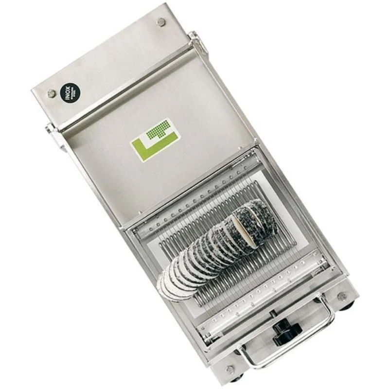 Vente Directe Mini-Guitare en Inox pour Produits Ronds - Tranches de 5 mm