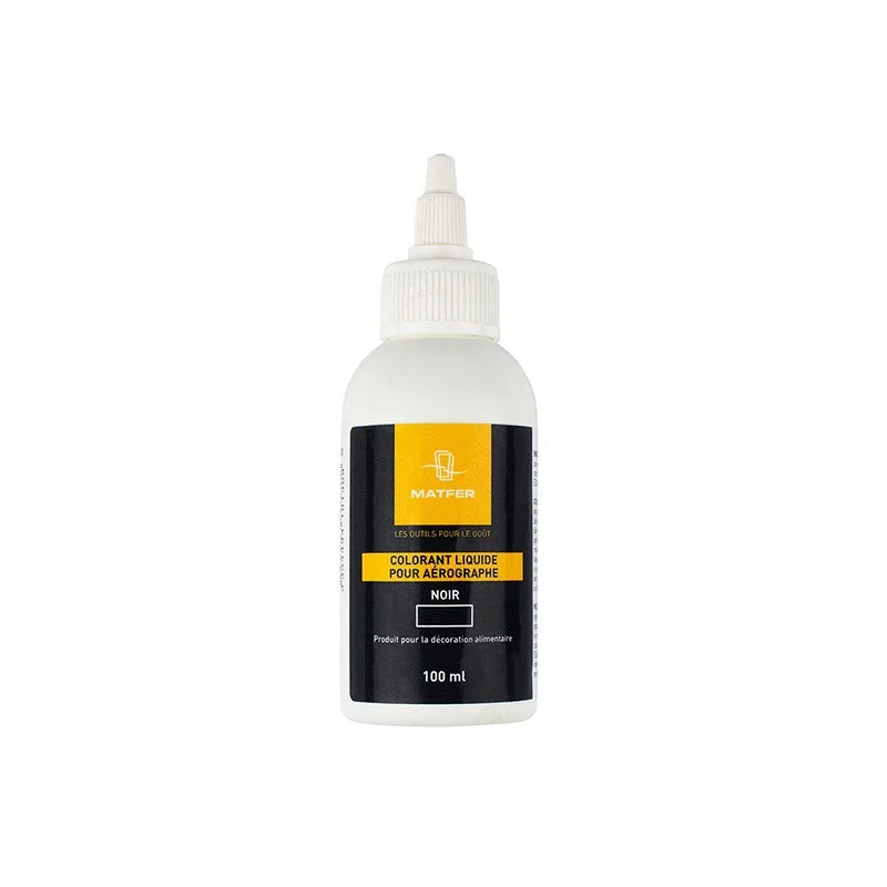 Colorant Liquide Alimentaire - Noir - 100 ml Expédition Rapide