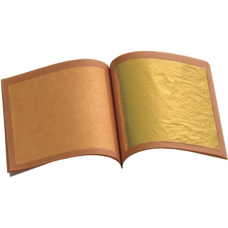 Carnet 25 Feuilles d'Or - 80 x 80 mm Expédition Rapide