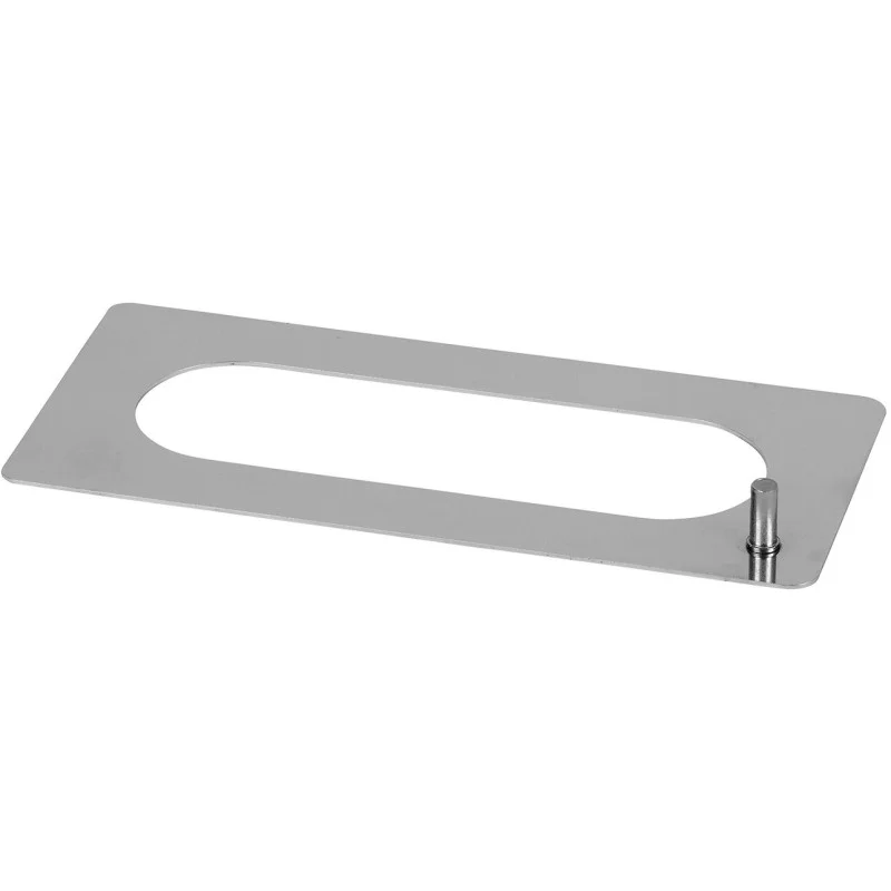 Pochoir Oblong Inox - 1 Empreinte - 145 x 45 mm Populaire