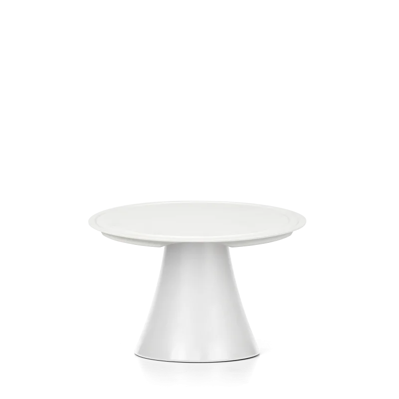 Super Prix Support à Gateau Mélaminé Blanc - H 18 cm