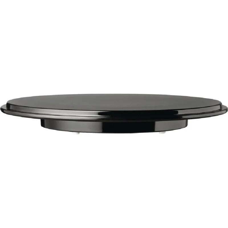 Plat À Gâteau En Mélamine Pure Noir - Ø310Mm Pas Cher