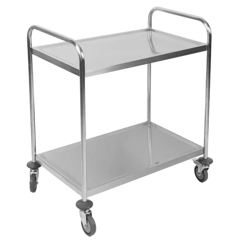 Prix Cassé Chariot Inox à 2 Plateaux - Reconditionné