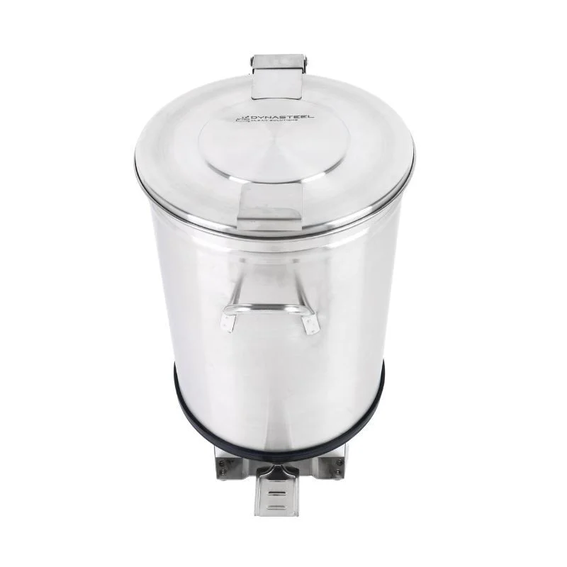 Marque Poubelle Inox avec Pédale - 100 L - Reconditionné