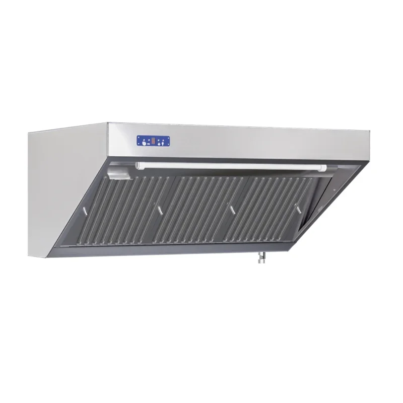 Meilleur Prix Hotte Snack Complète Profondeur 900 - Longueur 1600 - Avec Moteur, Led et Variateur - Reconditionnée