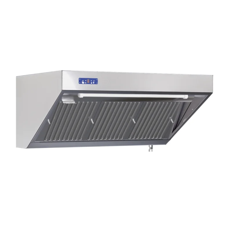 Super Prix Hotte Snack Complète Profondeur 900 - Longueur 2000 - Avec Moteur, Led et Variateur - Reconditionnée