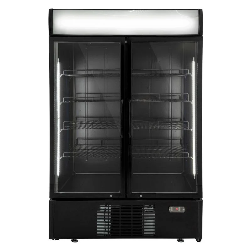 Prix Choc Vitrine à Boissons Réfrigérée - 2 Portes - 1000 L - Reconditionné