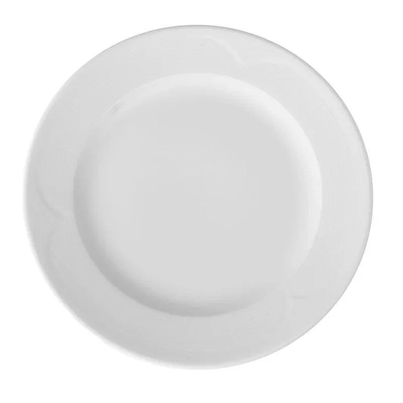 Usine Directe Assiette Plate en Porcelaine Saturn - 260 mm de Diamètre