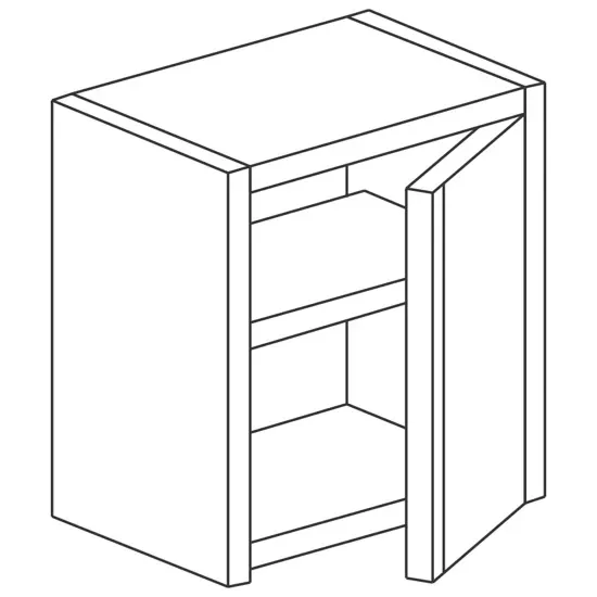 Jusqu’à Épuisement Des Stocks Armoire murale inox porte battante avec 1 étagère - 400 x 400 x 660 mm