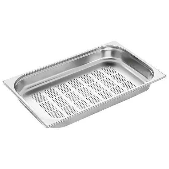 Offre Spéciale Bac gn perforé en inox, gn 1/1 h=40 mm