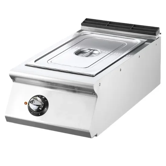 Commander Vite Bain-marie électrique à poser inox avec 1 gn 1/1 h=100 mm et puissance 1,5 kw