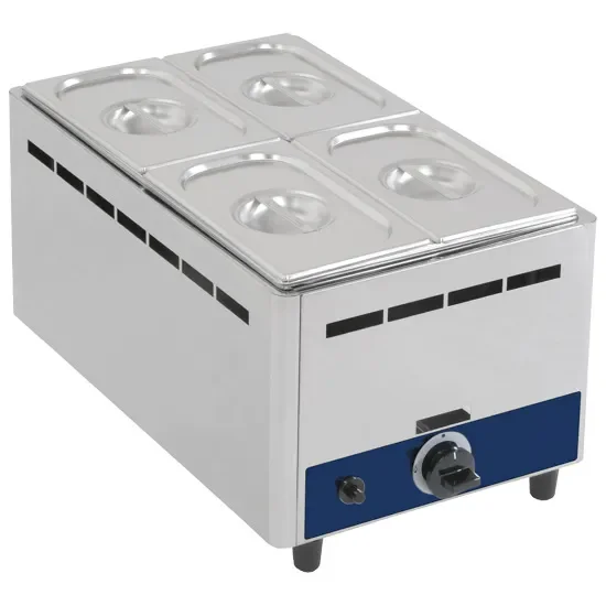 Offre Du Jour Bain-marie gaz de table inox avec 1 cuve gn 1/1 h=150 mm puissance 1,8 kw
