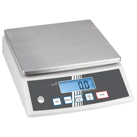 Balance de table en acier inox, charge utile maximum 3 kg, lecture 0,1 g Offre Spéciale