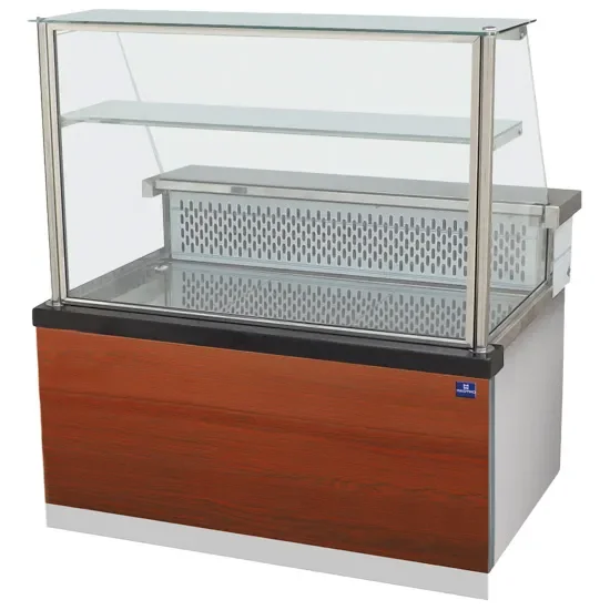 Comptoir réfrigéré statique avec étagère et vitre verticale température +0/+4°c et 1000 x 880 x 1310 mm Remise