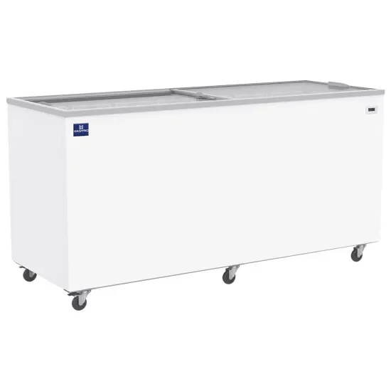 Expédié Aujourd’hui Congélateur bahut vitré couvercles coulissants avec capacité 490 l température -18/-24°c