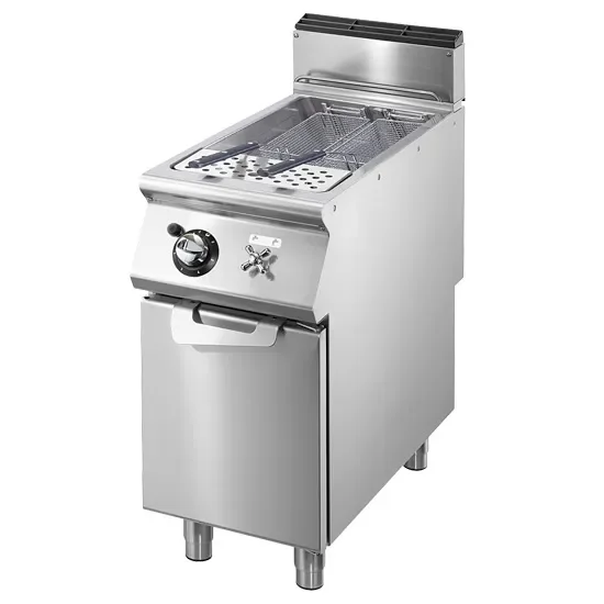 Cuiseur à pâtes gaz sur armoire inox avec 1 cuve 40 l puissance 9,5 kw Offre Limitée