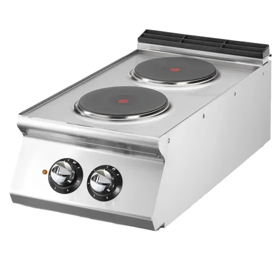 Cuisinière électrique à poser 2 plaques fonte triphasée puissance 5,2 kw Expédition Rapide