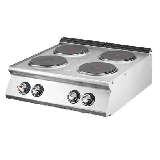 Vente Directe Cuisinière électrique à poser 4 plaques fonte triphasée puissance 10,4 kw