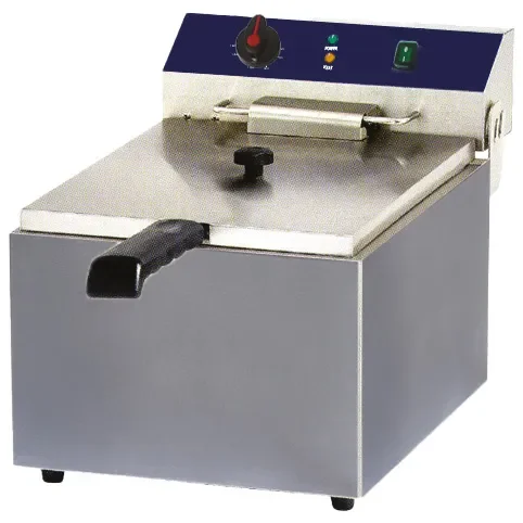 Friteuse électrique de table inox avec capacité 6 l puissance 3 kw Jusqu’à Épuisement Des Stocks