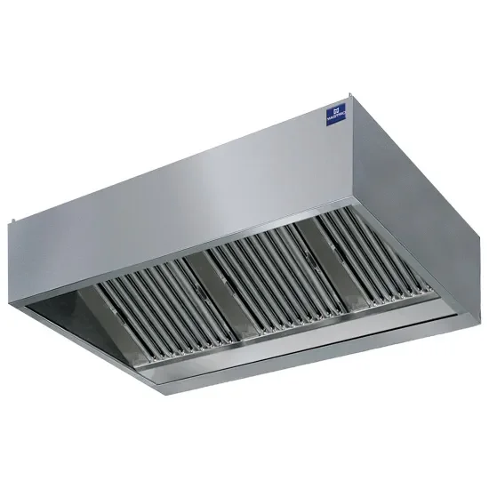 Nouveauté Hotte murale cubique avec éclairage intégré 1600x1100 mm
