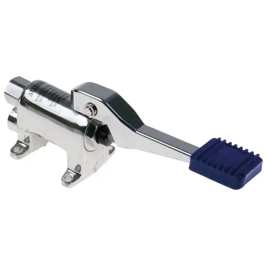 Bon Marché Mélangeur sur pied en inox avec pédale eau froide et raccord 1/2