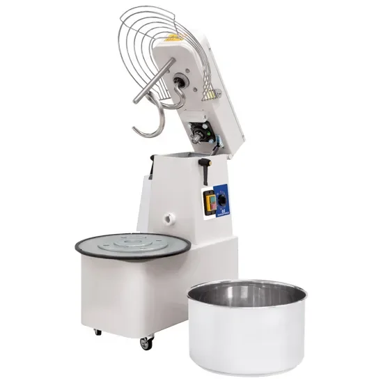 Pétrin à spirale triphasé sur roues cuve détachable capacité 32 l 1 vitesse Produit De Marque