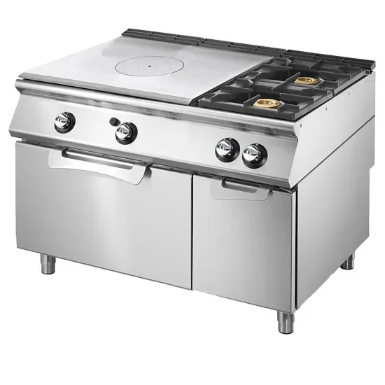 Top Vente Plaque coup de feu gaz sur four gaz statique gn 2/1 avec 2 brûleurs